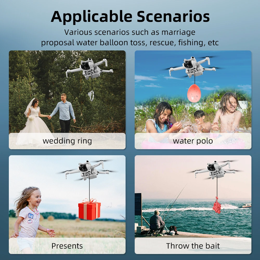 BRDRC Airdrop-systeem voor DJI - Dji Drone Mini 4 Pro recensie en prijs