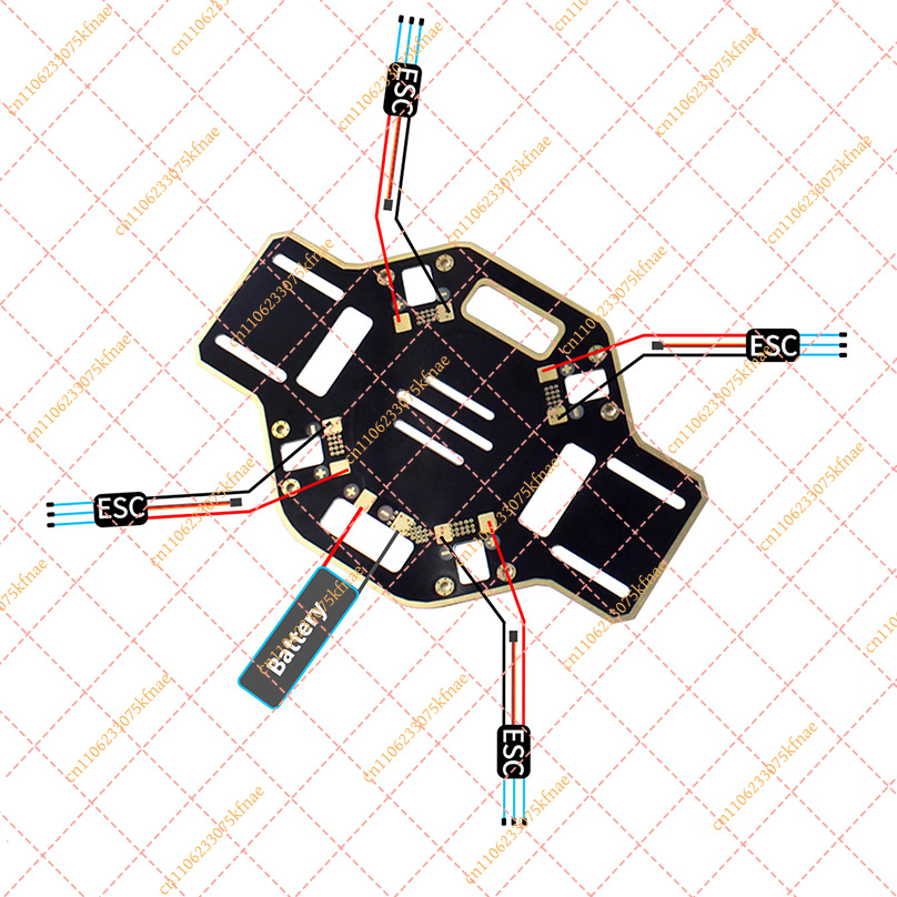 450mm F450 4-assige drone fram - Drone Kit Octocopter recensie en prijs